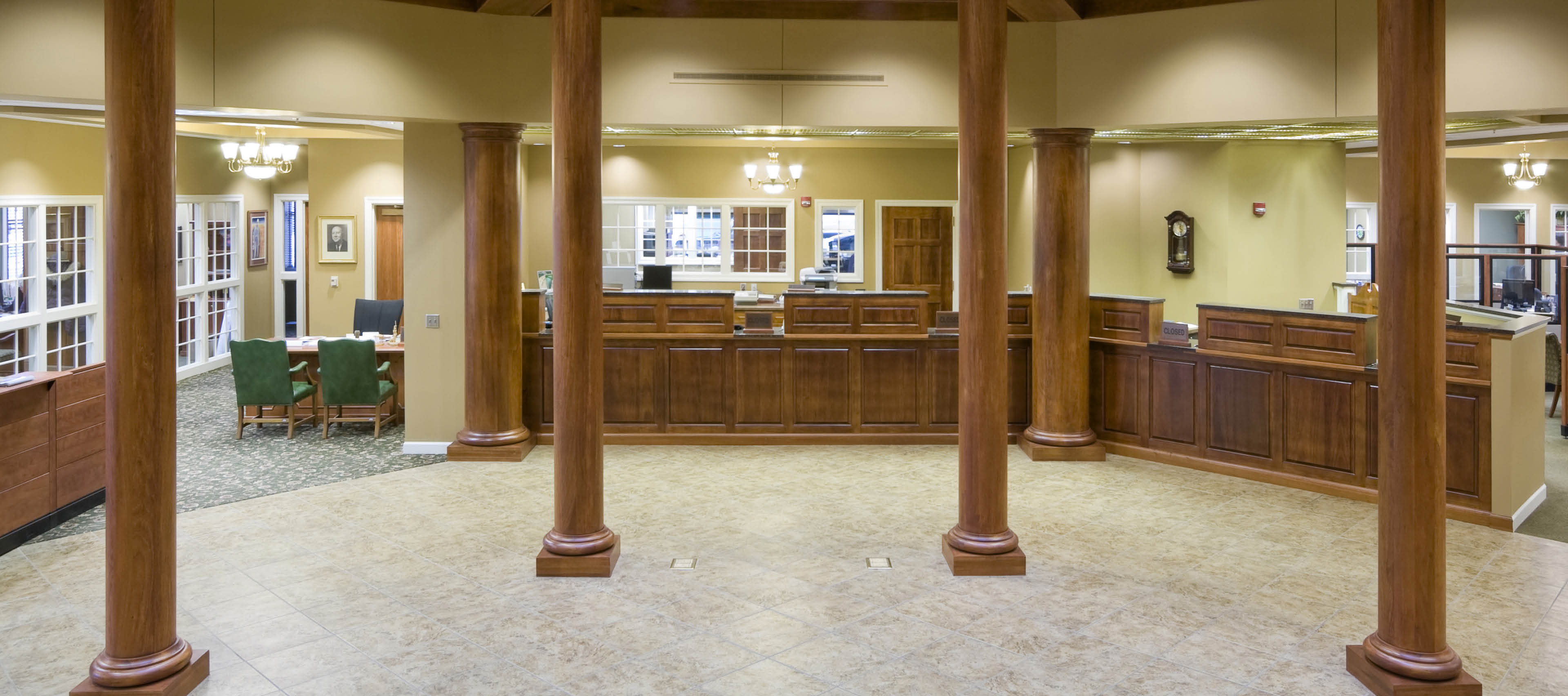 Bank lobby